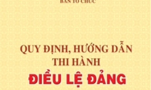 Xuất bản sách Quy định, hướng dẫn thi hành Điều lệ Đảng